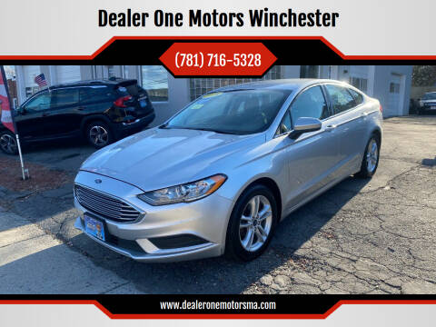 2018 Ford Fusion for sale at Dealer One Motors Winchester in Winchester MA
