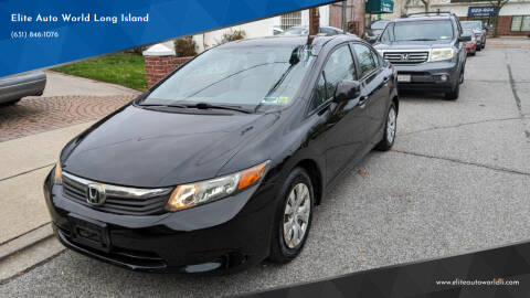 2012 Honda Civic for sale at Elite Auto World Long Island in East Meadow NY