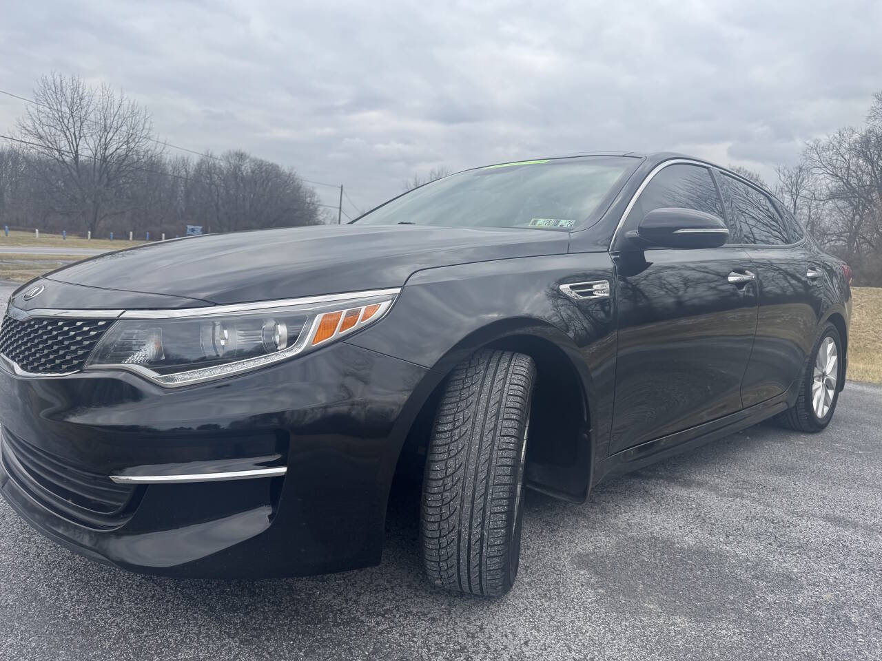 Black 2018 Kia Optima EX EX 4dr Sedan 1