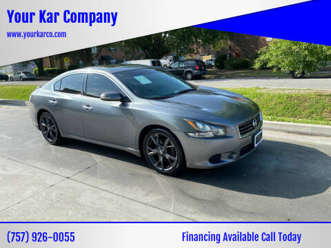 2014 Nissan Maxima for sale at Your Kar Company in Norfolk VA