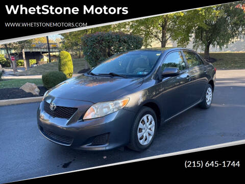 2009 Toyota Corolla for sale at WhetStone Motors in Bensalem PA