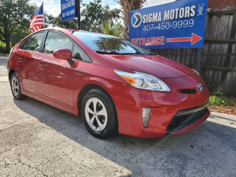 2014 Toyota Prius for sale at SIGMA MOTORS USA in Orlando FL