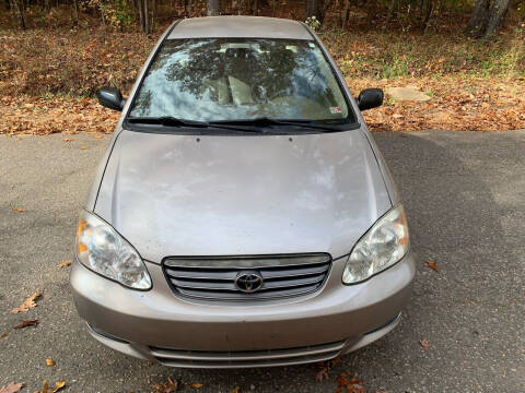 2003 Toyota Corolla for sale at Garber Motors in Midlothian VA