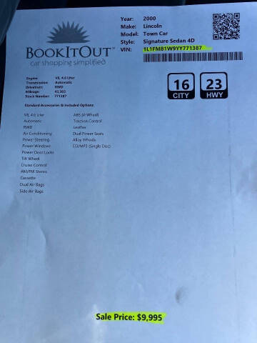 2000 Lincoln Town Car Executive