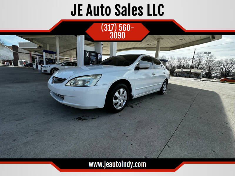 2004 Honda Accord for sale at JE Auto Sales LLC in Indianapolis IN