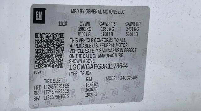 2019 Chevrolet Express 2500