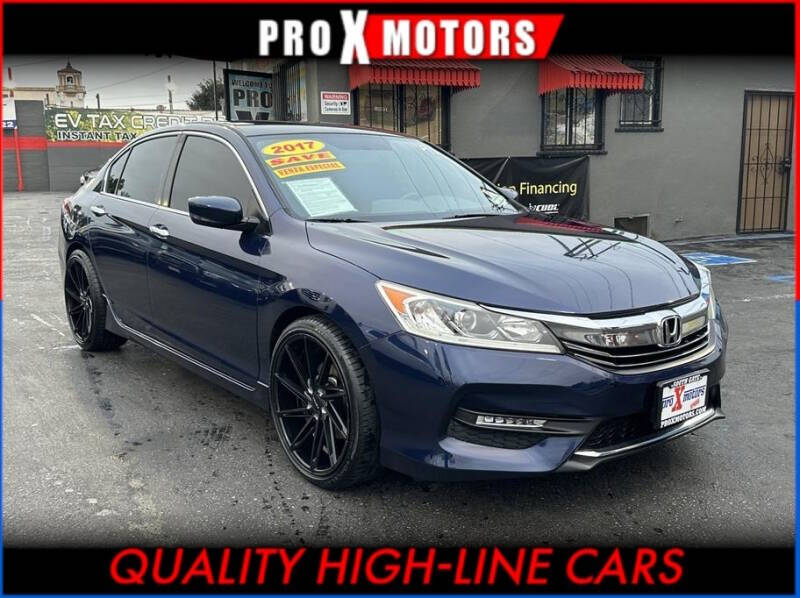 2017 Honda Accord for sale at Pro X Motors in South Gate CA