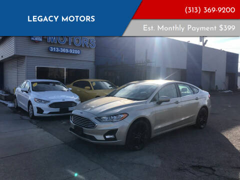 2019 Ford Fusion for sale at Legacy Motors in Detroit MI