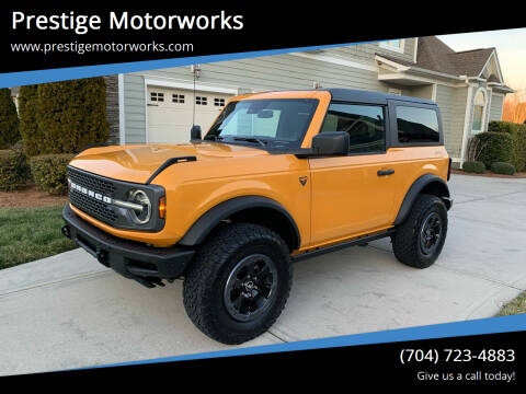 2021 Ford Bronco for sale at Prestige Motorworks in Concord NC