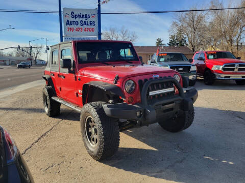 2008 Jeep Wrangler Unlimited for sale at Springs Auto Sales in Colorado Springs CO