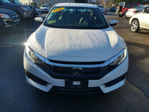 2016 Honda Civic for sale at Washington Street Auto Sales in Canton MA