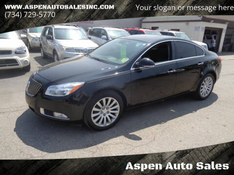 2012 Buick Regal for sale at Aspen Auto Sales in Wayne MI