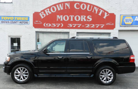 2017 Ford Expedition EL for sale at Brown County Motors in Russellville OH