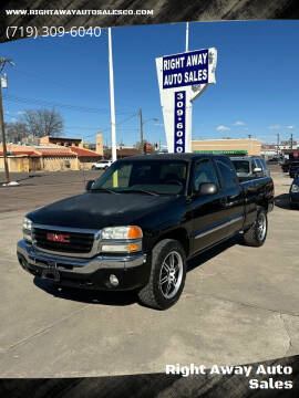 2003 GMC Sierra 1500 for sale at Right Away Auto Sales in Colorado Springs CO