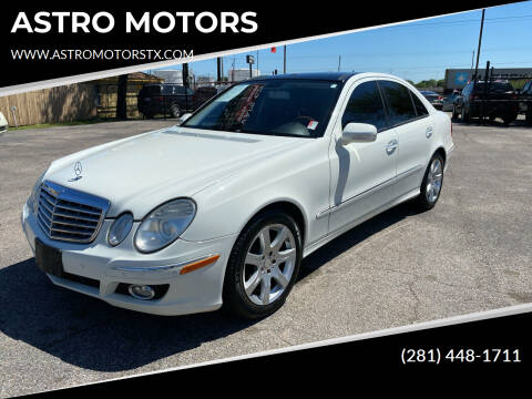 2008 Mercedes-Benz E-Class for sale at ASTRO MOTORS in Houston TX
