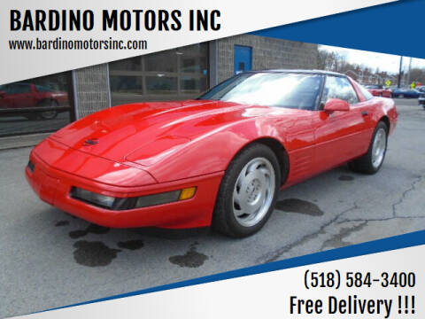 1994 Chevrolet Corvette for sale at BARDINO MOTORS INC in Saratoga Springs NY