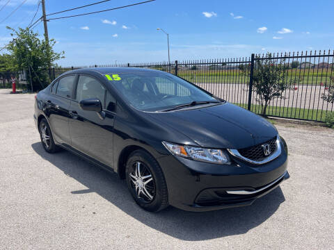 2015 Honda Civic for sale at Any Cars Inc in Grand Prairie TX