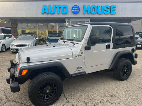 2004 Jeep Wrangler for sale at Auto House Motors in Downers Grove IL