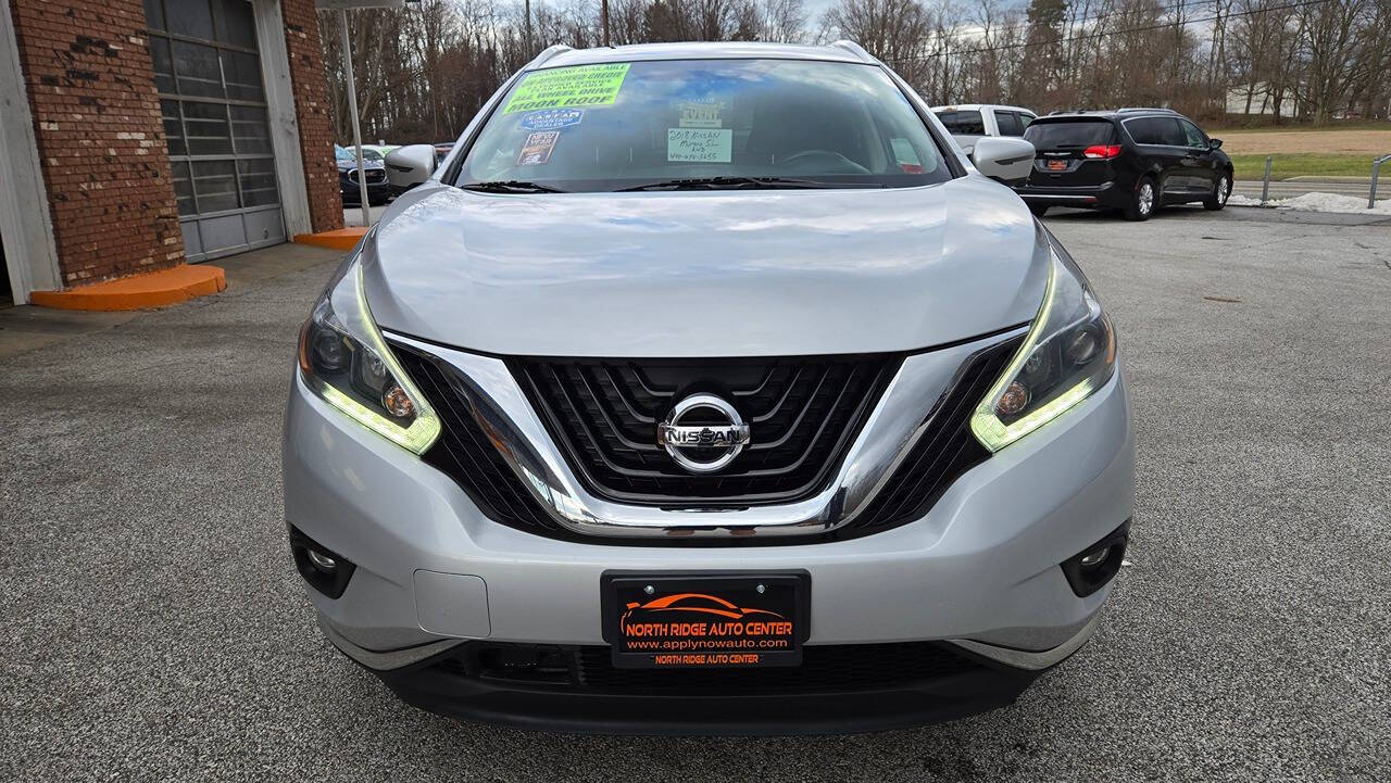 2018 Nissan Murano for sale at North Ridge Auto Center LLC in Madison, OH