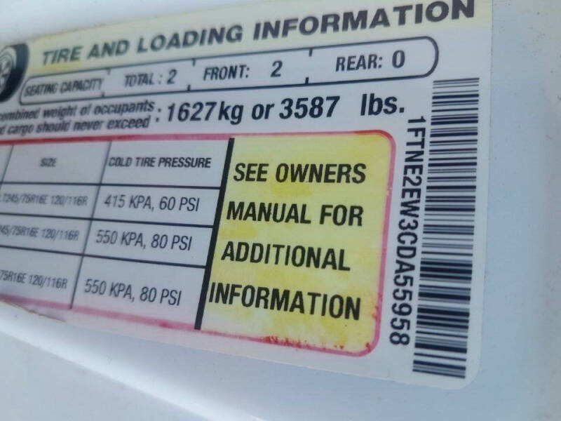 2012 Ford E-Series E-250