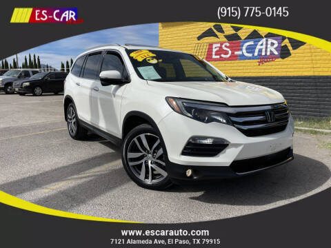 2017 Honda Pilot for sale at Escar Auto - 9809 Montana Ave Lot in El Paso TX