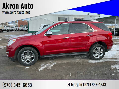 2015 Chevrolet Equinox for sale at Akron Auto in Akron CO