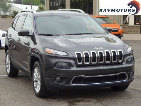 2014 Jeep Cherokee for sale at RAVMOTORS 2 in Crystal MN
