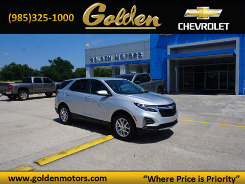 2022 Chevrolet Equinox for sale at GOLDEN MOTORS in Cut Off LA