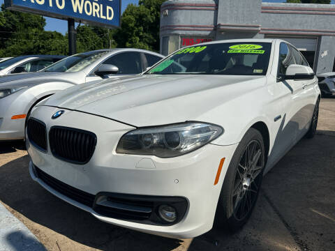 2016 BMW 5 Series for sale at Motley's Auto World in Danville VA