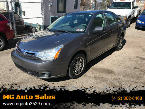 2010 Ford Focus for sale at MG Auto Sales in Pittsburgh PA