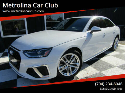 2020 Audi A4 for sale at Metrolina Car Club in Matthews NC