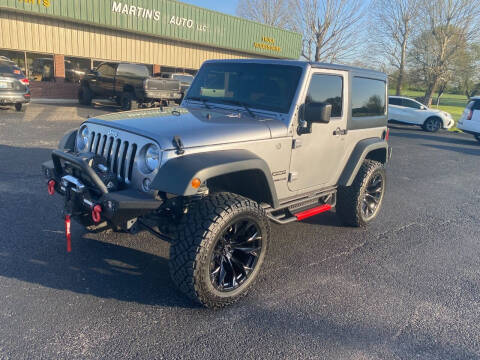 2016 Jeep Wrangler for sale at Martin's Auto in London KY