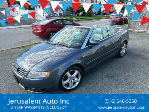 2004 Audi A4 for sale at Jerusalem Auto Inc in North Merrick NY