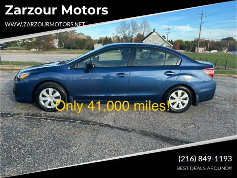 2013 Subaru Impreza for sale at Zarzour Motors in Chesterland OH