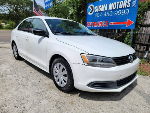 2012 Volkswagen Jetta for sale at SIGMA MOTORS USA in Orlando FL