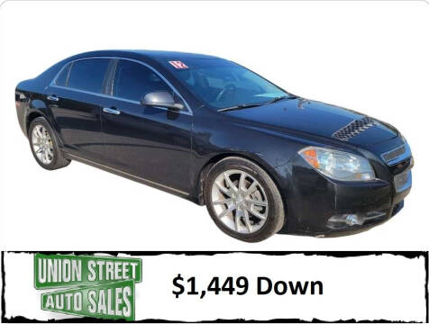 2012 Chevrolet Malibu for sale at Union Street Auto Sales in Lafayette IN