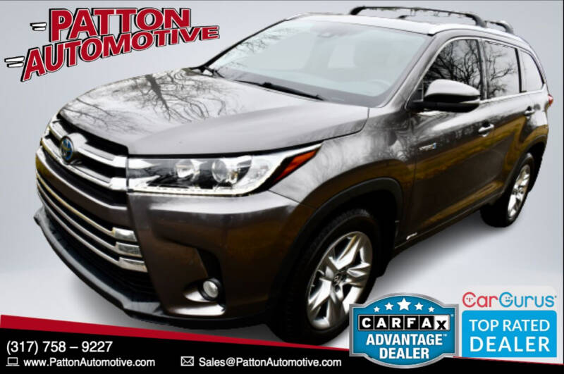 2017 Toyota Highlander Hybrid for sale at Patton Automotive in Sheridan IN
