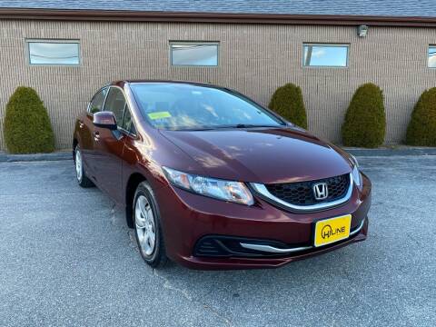 2013 Honda Civic for sale at HILINE AUTO SALES in Hyannis MA