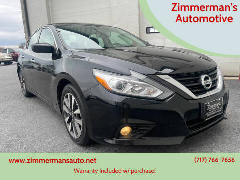 2017 Nissan Altima for sale at Zimmerman's Automotive in Mechanicsburg PA