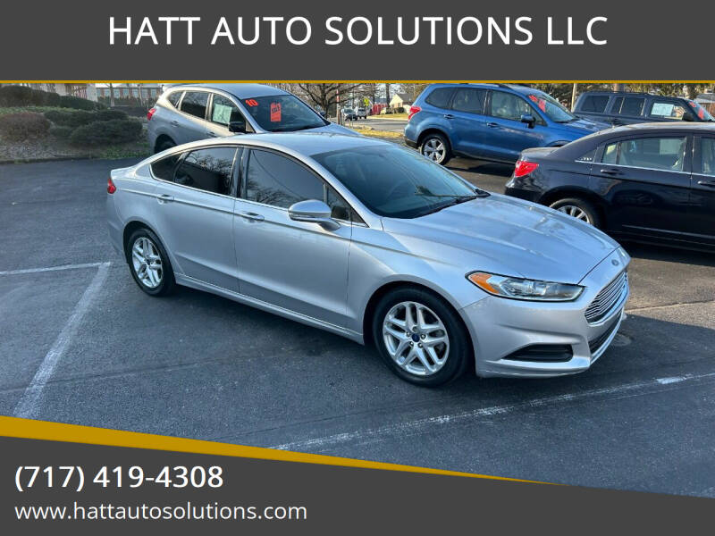 2016 Ford Fusion for sale at HATT AUTO SOLUTIONS LLC in Mount Joy PA
