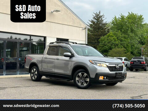 2017 Honda Ridgeline for sale at S&D Auto Sales in West Bridgewater MA