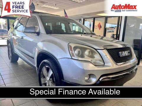 2012 GMC Acadia for sale at Auto Max in Hollywood FL