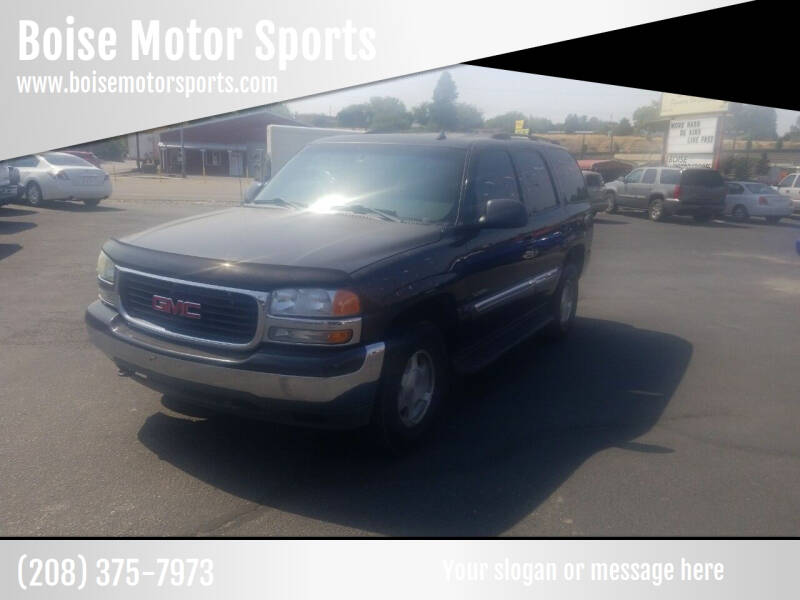 2004 GMC Yukon for sale at Boise Motor Sports in Boise ID
