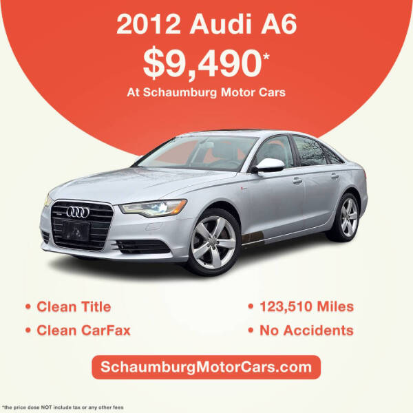 2012 Audi A6 for sale at Schaumburg Motor Cars in Schaumburg IL