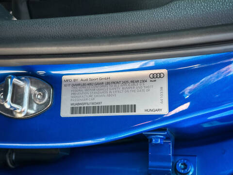 2018 Audi RS 3 2.5T quattro