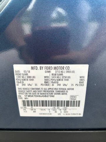 2018 Ford Explorer XLT