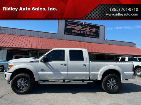 2013 Ford F-250 Super Duty for sale at Ridley Auto Sales, Inc. in White Pine TN