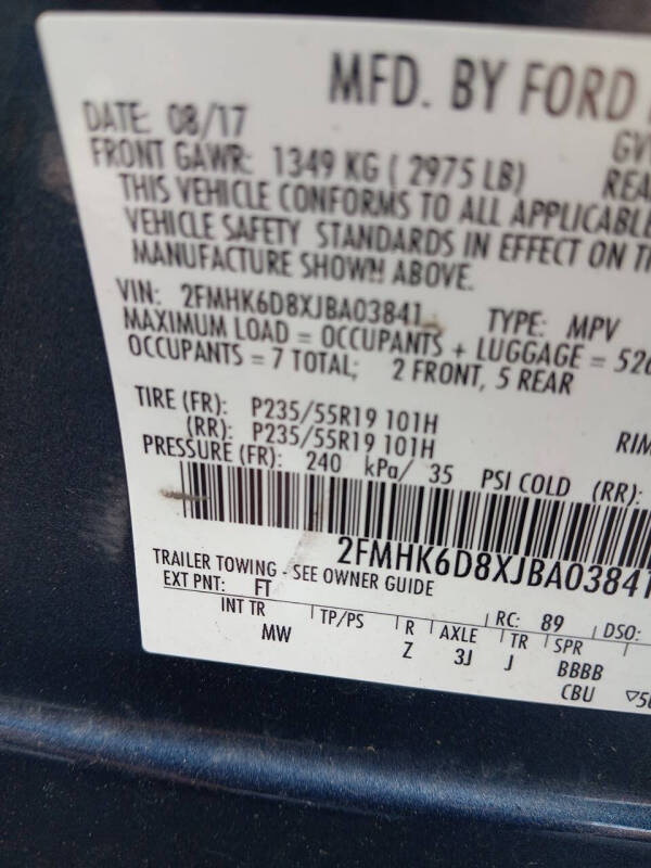 2018 Ford Flex Limited