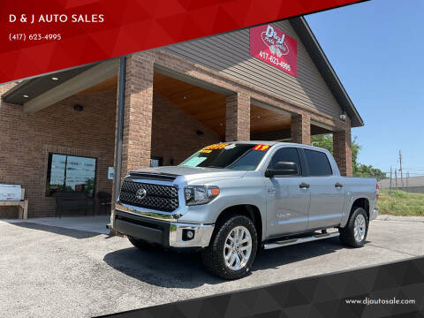 2019 Toyota Tundra for sale at D & J AUTO SALES in Joplin MO