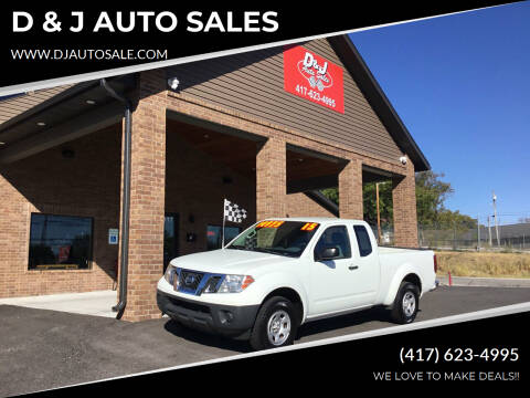 2015 Nissan Frontier for sale at D & J AUTO SALES in Joplin MO